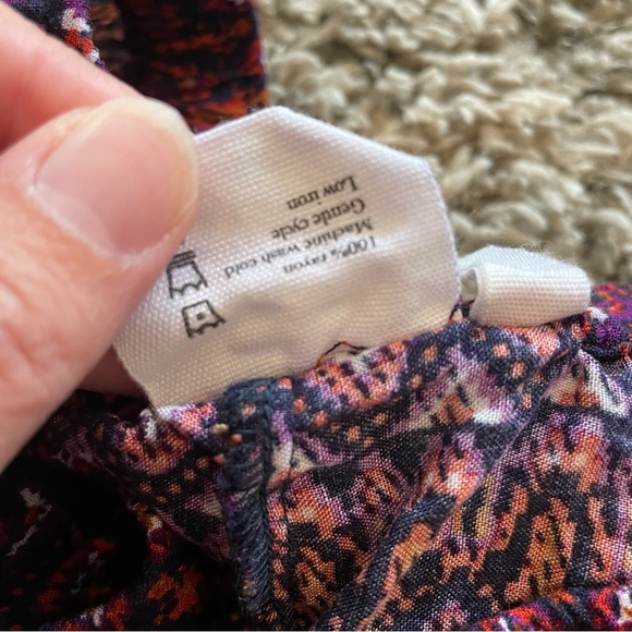 Punjammies Pajama Pants Bohemian Size M Lounge Slim Fit lightweight boho maroon - Picture 5 of 5